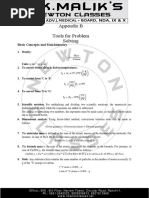 Tools - For - Problem - Solving (Appendix B), R.K. Malik's Newton Classes PDF