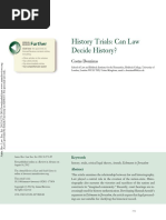 Douzinas, Costas - History Trials Can Law Decide History?