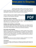Metas Empresa PDF