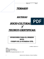 Temario Materias Socio Culturales y Técnico-Científicas 2000 PDF