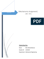 Mechatronics Assignment Tackles Machine Learning