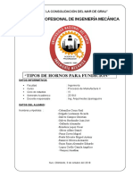 Escuela Profesional de Ingeniería Mecánica: Tipos de Hornos para Fundición