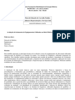 Avaliação Do Isolamento de Equipamentos Utilizados Na Rede Elétrica de Média e Alta Tensão PDF