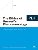 Ethics of Husserl S Phenomenology Continuum Studies in Continental Philosophy PDF