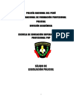 Legislación Policial 2018