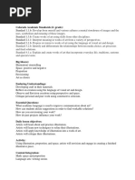 Illustration (Week 7) Grade: 6 Colorado Academic Standards (6 Grade)