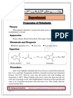 Experiment Preparation of Phthalimide by M.I.K.