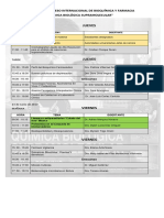 1er Congreso Internacional de Bioquímica y Farmacia Programa