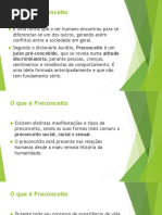 Seminário o que é preconceito