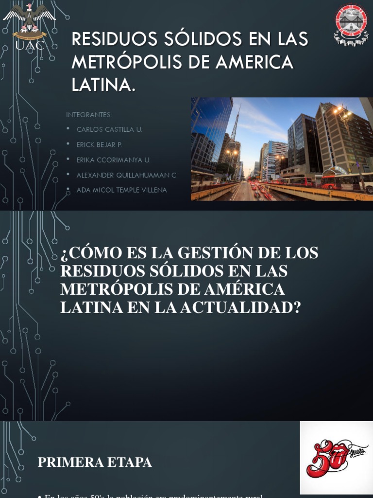 Gestión de Residuos en Metrópolis Latinas | PDF | Residuos | Economias