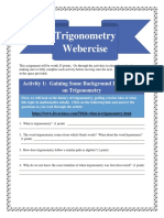 Trigonometry Webercise