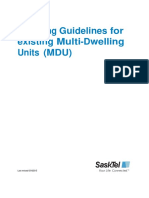 Sasktel FTTP Existing Mdu Servicing Guidelines