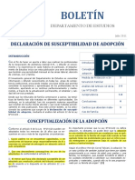 Boletin Susceptibilidad de adopción