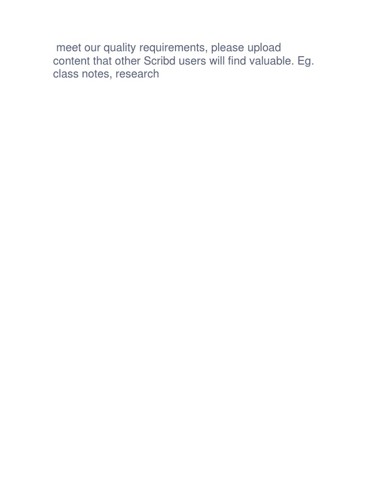 Scribd Quality Content Guidelines | PDF