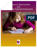 RTI Gifted Talented