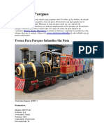 Tren para Parques