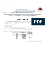 Certificado de Conducta