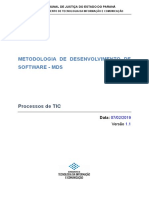 Dtic - Processo Metodologia de Desenvolvimento de Software - Mds