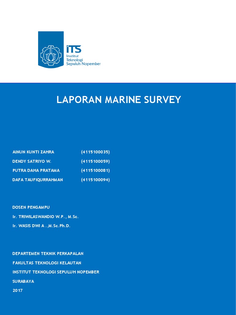Laporan Marine Survey PDF