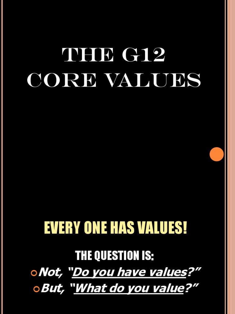 G12 Core Values and Vision Overview | PDF | Disciple (Christianity ...