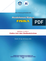 Fisika Modul 6 KB 4 - Fisika Inti Dan Radioaktivitas PDF