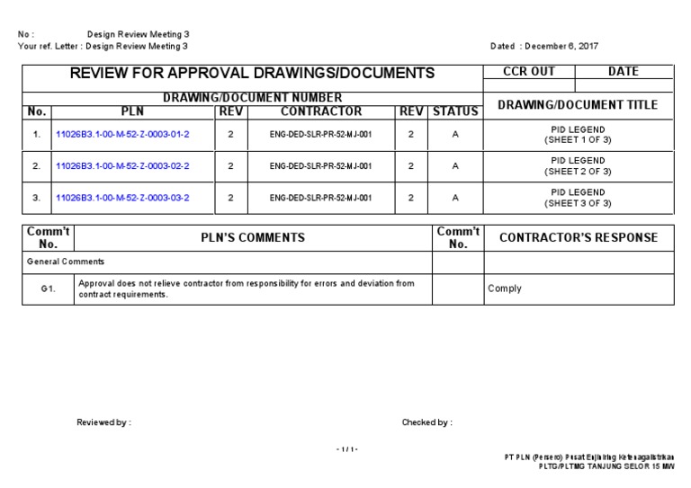 Contoh P Id Pdf Business