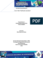 Aa 10 Evidencia 2 Clasificacion Arancelaria