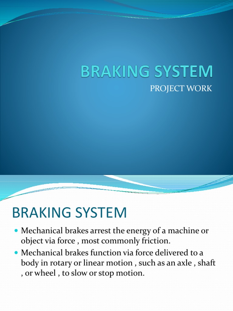 Types and Materials of Brake Systems | PDF | Home & Garden | Computers