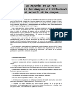 5 El Espac3b1ol en La Red Nuevas Tecnologc3adas e Instituciones Al Servicio de La Lengua