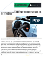 Electric Cars Could Destroy The Electric Grid PDF