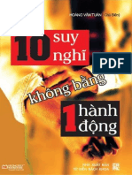 10 Suy Nghi Khong Bang Mot Hanh - Hoang Van Tuan