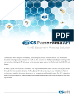 HTML5 Document Viewer - CSPanorama API