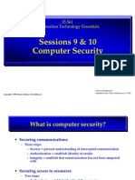 Sessions 9 & 10 Computer Security: 15.561 Information Technology Essentials