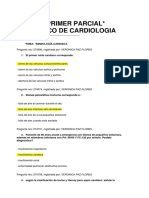 Semiólogía cardíaca: preguntas de primer parcial