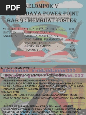 Kuas Digunakan Untuk Membuat Poster Berbahan Lakaran