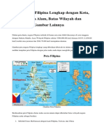 Peta Negara Filipina Lengkap Dengan Kota