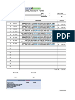 Reimbursement Form: Name: Johne Date: 20,12,2017 Title: Project: Ho Unit Ga Division / Department: GA