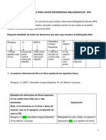 Referencias Bibliográficas Con Las Normas APA.