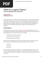 What is a Logical Fallacy