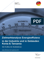 Zielmarkt Energieeffizienz in Kenia Und Tansania September 2014