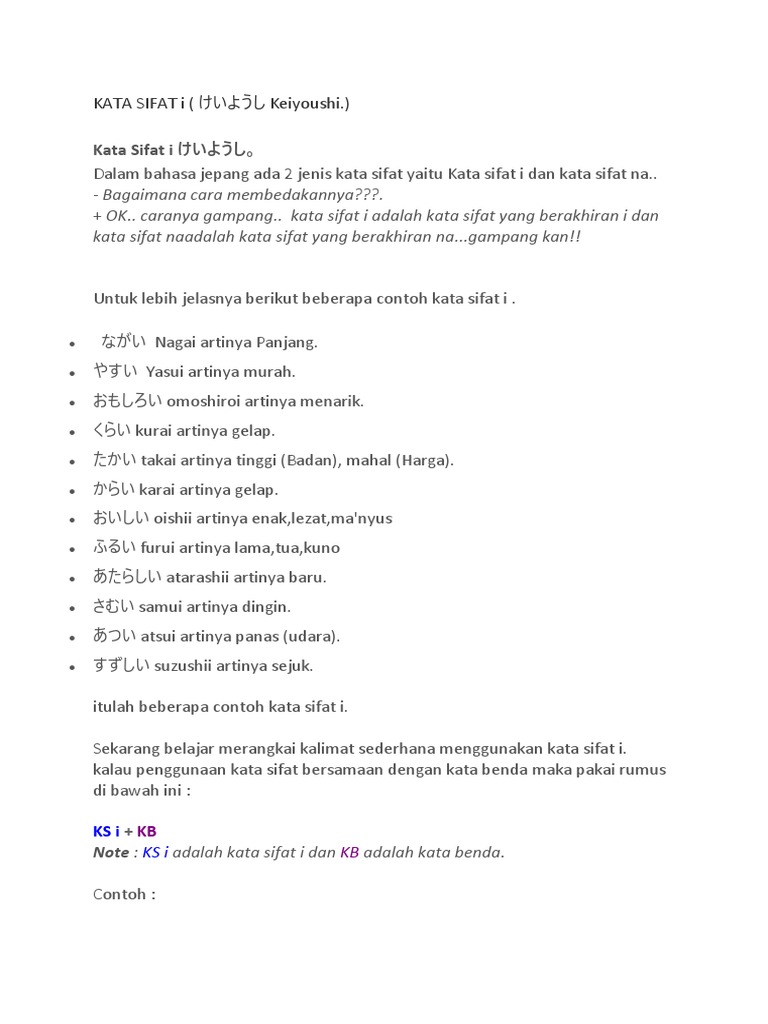 Inilah 6+ Contoh Inspirasi Contoh Kalimat Dengan Kata Sifat Ramai Viral 