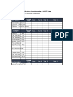 Supplier Pre-Qualification Questionnaire - HSSE Data: Exposure Year - 1 Year - 2 Year - 3 Year - 4 Current Year