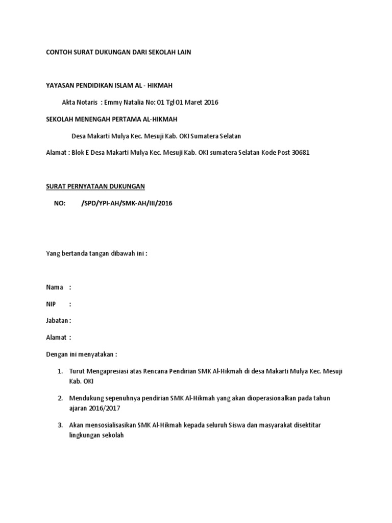Surat ini saya buat sesuai prosedur hubungan industrial tanpa motivasi.