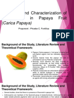 Extraction and Characterization of Anthocyanin in Papaya Fruit (Autosaved)