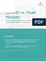 Growth vs. Fixed Mindset: Three Ways A Fixed Mindset Is Stifling The Growth Potential of Your Business