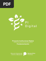 Proyecto Institucional Digital - Fundamentación