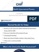 Buncombe County Community Health Improvement Process, March 2019