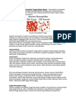 Faktor Penyebab Hemoglobin Tinggi