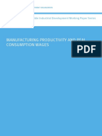 Manufacturing Productivity and Real Consumption Wages PDF