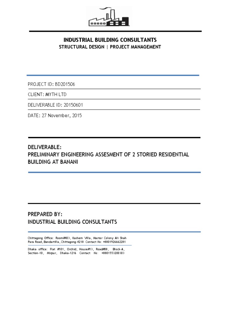 BD201506-MYTHLTD - Preliminary Engineering Assesment of Two Storied ...